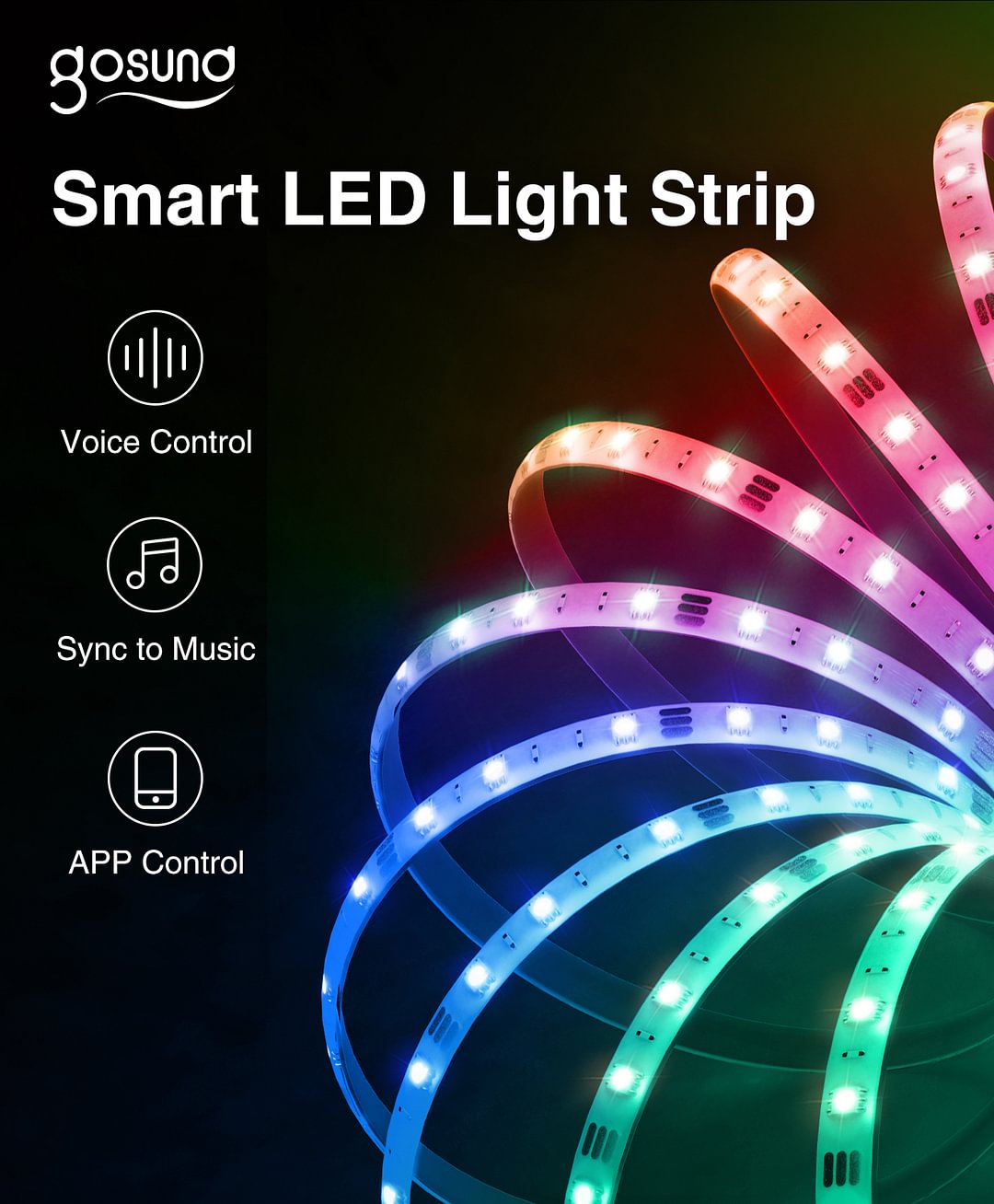 Gosund Led Strip Lights 32.8ft SL3