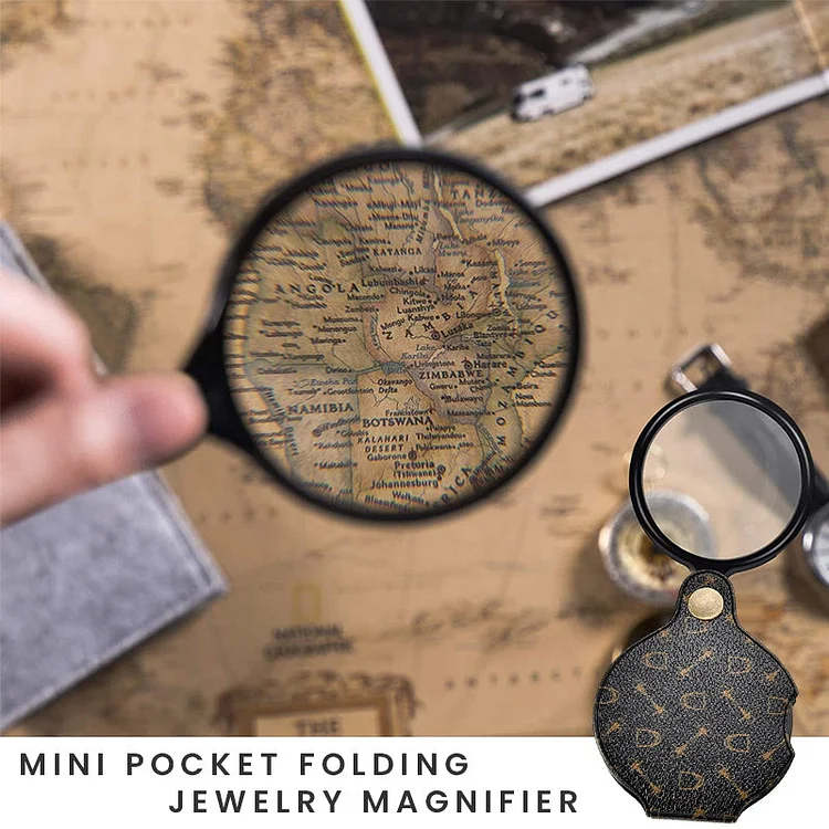 Premium Folding Mini Magnifying Glass | 168DEAL