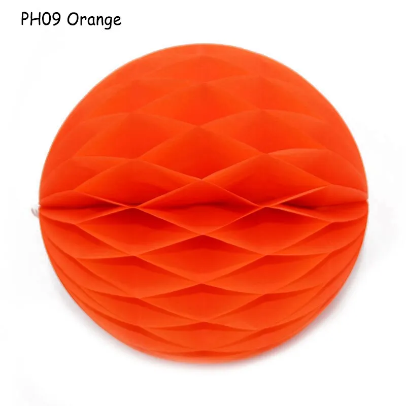 1Pcs 2 -12 Chinese Round Hanging Paper Honeycomb Flowers Balls Crafts Party Wedding Home DIY Decoration Paper Lantern Pompom