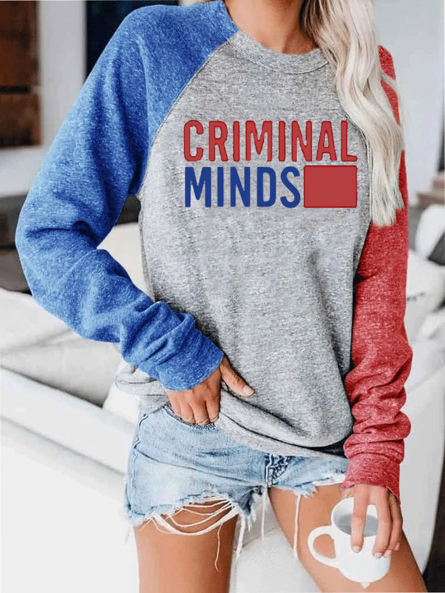 Criminal Minds Color Block Sweatshirt