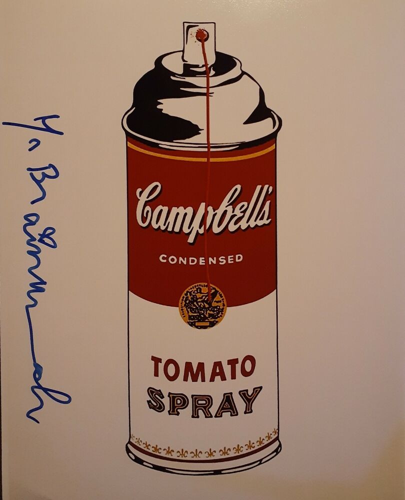 Mr. Brainwash signed 8x10