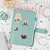 DIY Diamond Painting Sticker Diamond Art Stickers Arts and Crafts Decorative Diamond Stickers for Birthday Party Halloween Christmas Gifts (Pink Halloween)