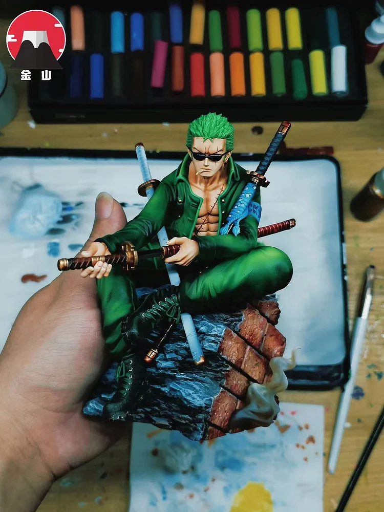 Jinshan Studio-One Piece Army Series 001 Roronoa Zoro Statue(GK)-