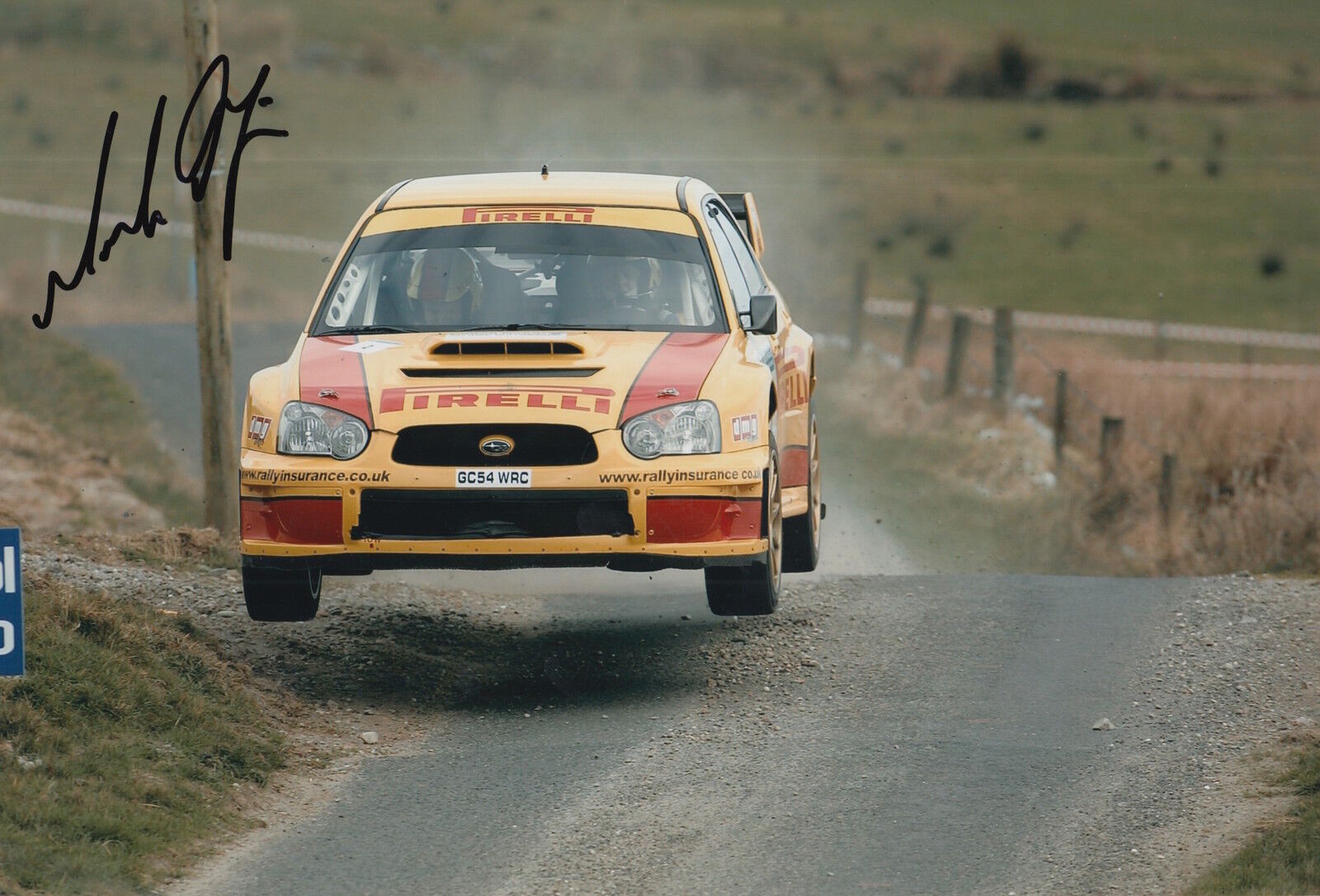 Mark Higgins Hand Signed 12x8 Photo Poster painting Subaru Impreza Rally 3.