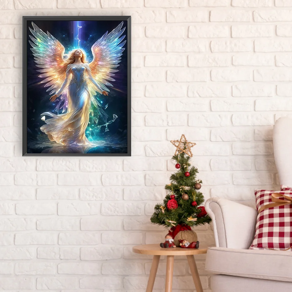 Diamond Painting - Full Round Drill - Winged Angel(Canvas|30*40cm)