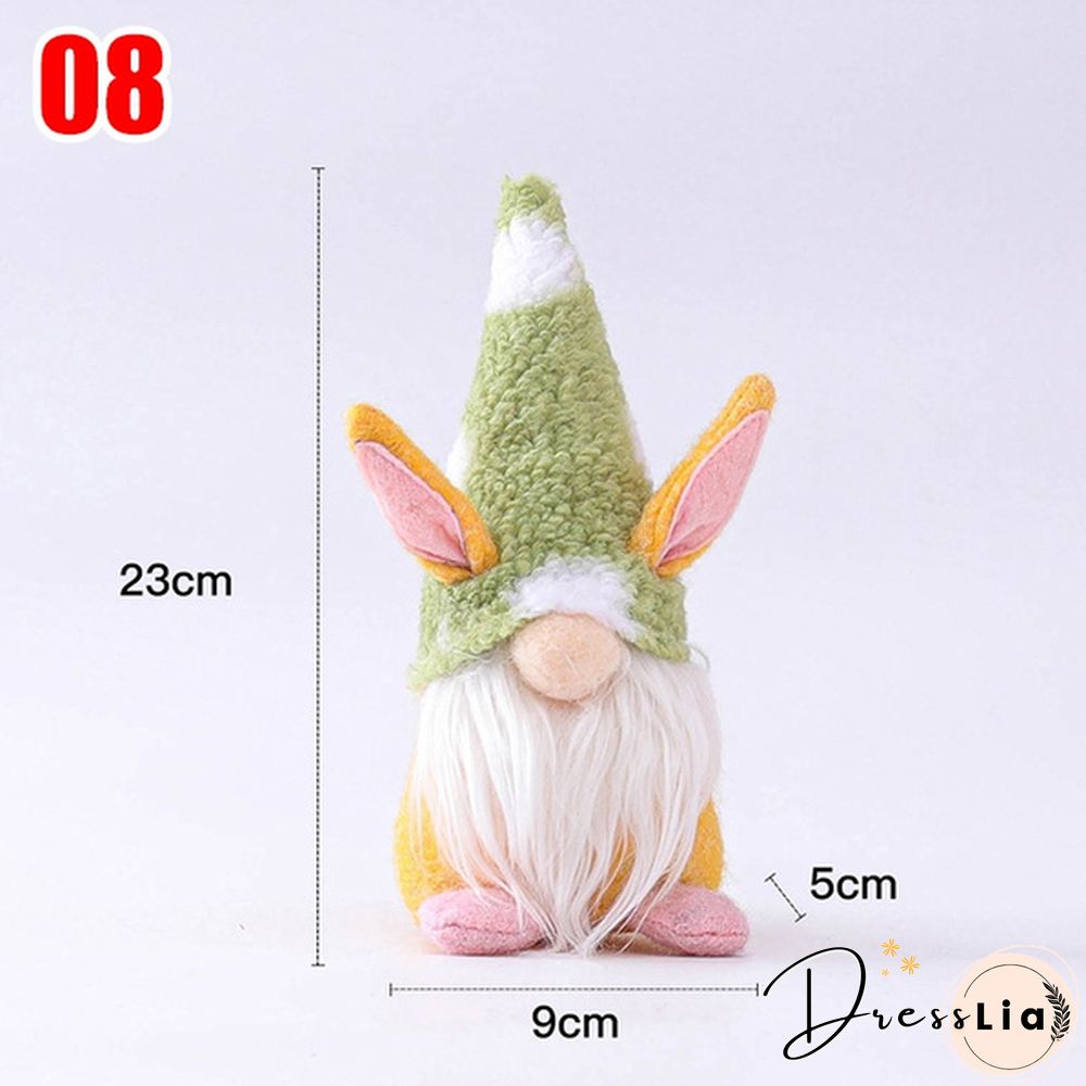 58Styles Elf Doll Ornament Gnomes Dwarf Wedding Decor Rudolph Faceless Plush Doll Swedish Tomte Dwarf