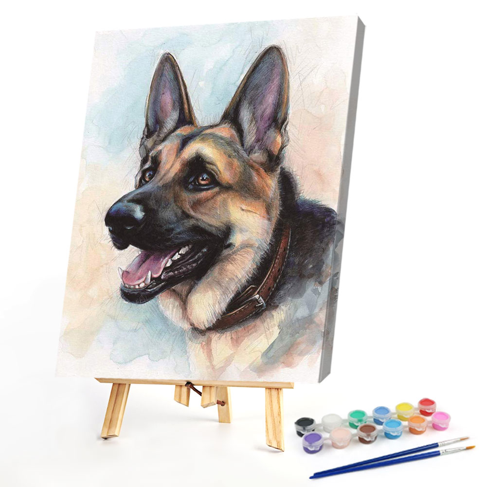 

Dog - Paint By Numbers - 40*50CM, 501 Original