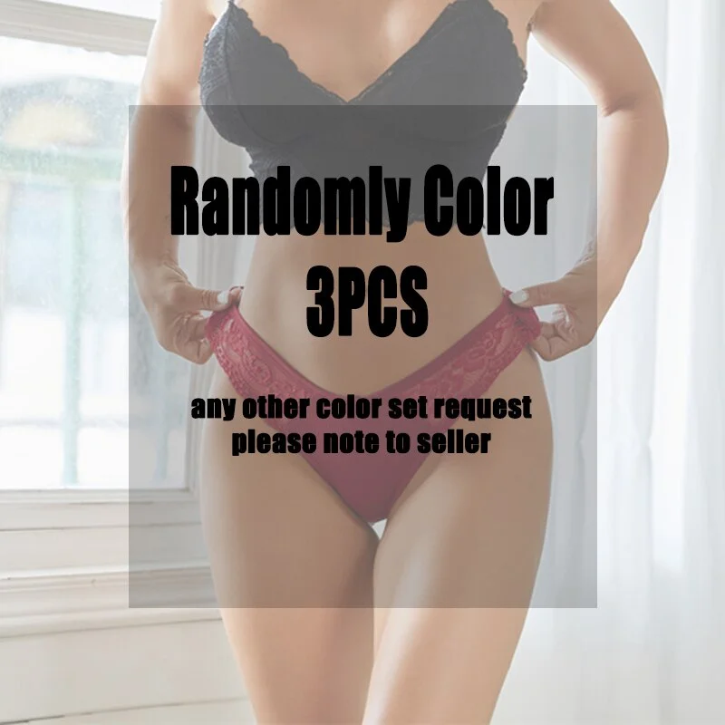 Billionm Cotton Panties for Women Sexy Lace Underwear G-String Underpants Female Perspective Hollow out Soft Intimate Lingerie