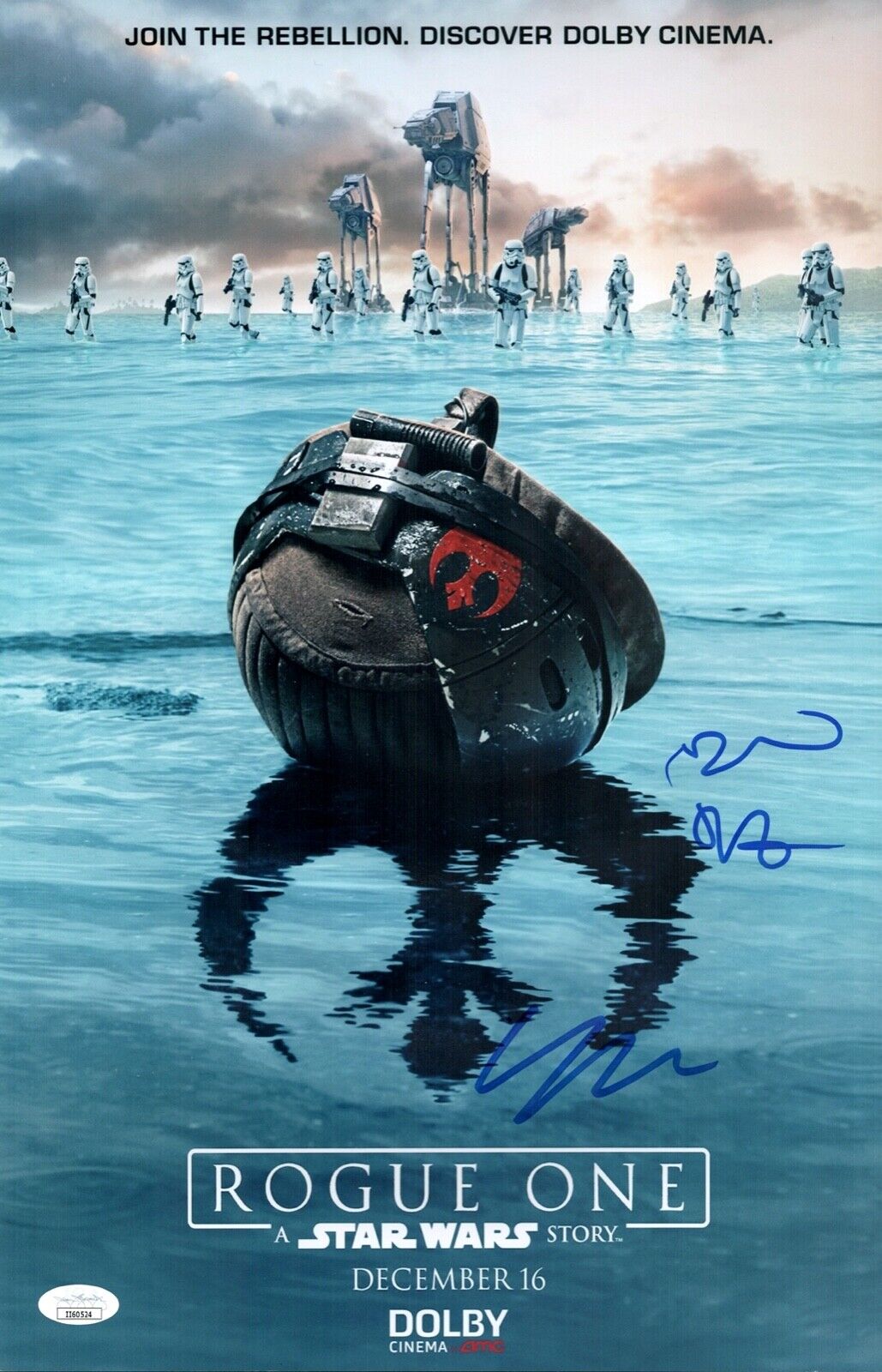 GARETH EDWARDS & ALAN TUDYK Signed ROGUE ONE 11X17 Photo Poster painting Autograph JSA COA Cert