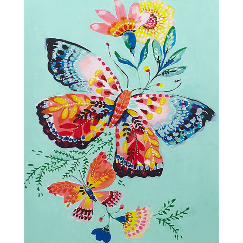 

Butterfly - Round Drill Diamond Painting - 40*50CM, 501 Original