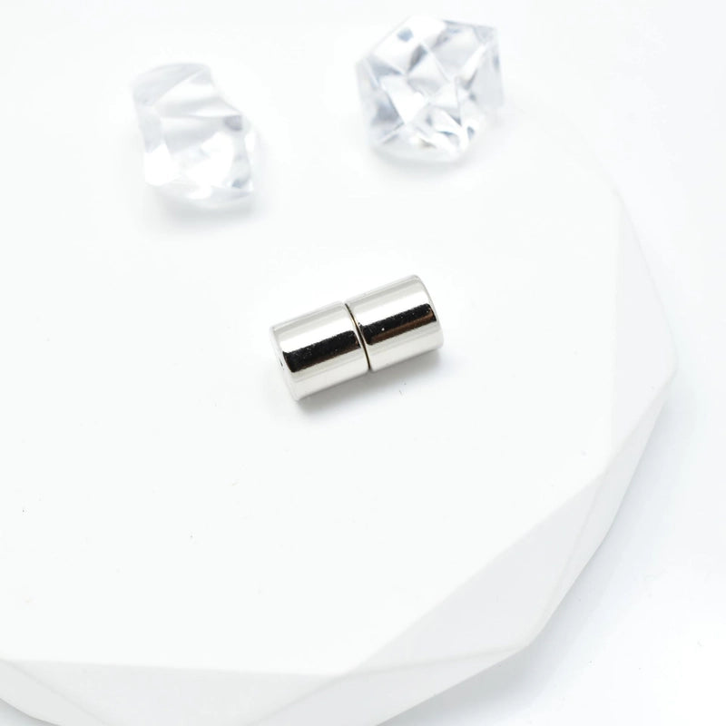 1 Pack Of 10 Pairs 6*6mm Copper Solid Color Magnet Buckle Jewelry Buckle