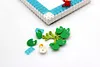 Flower Crab DIY Building Block Photo Frame Kit,Creative Handmade Assembled Photo Frame Handmade Craft Gift Home Tabletop Display Decor