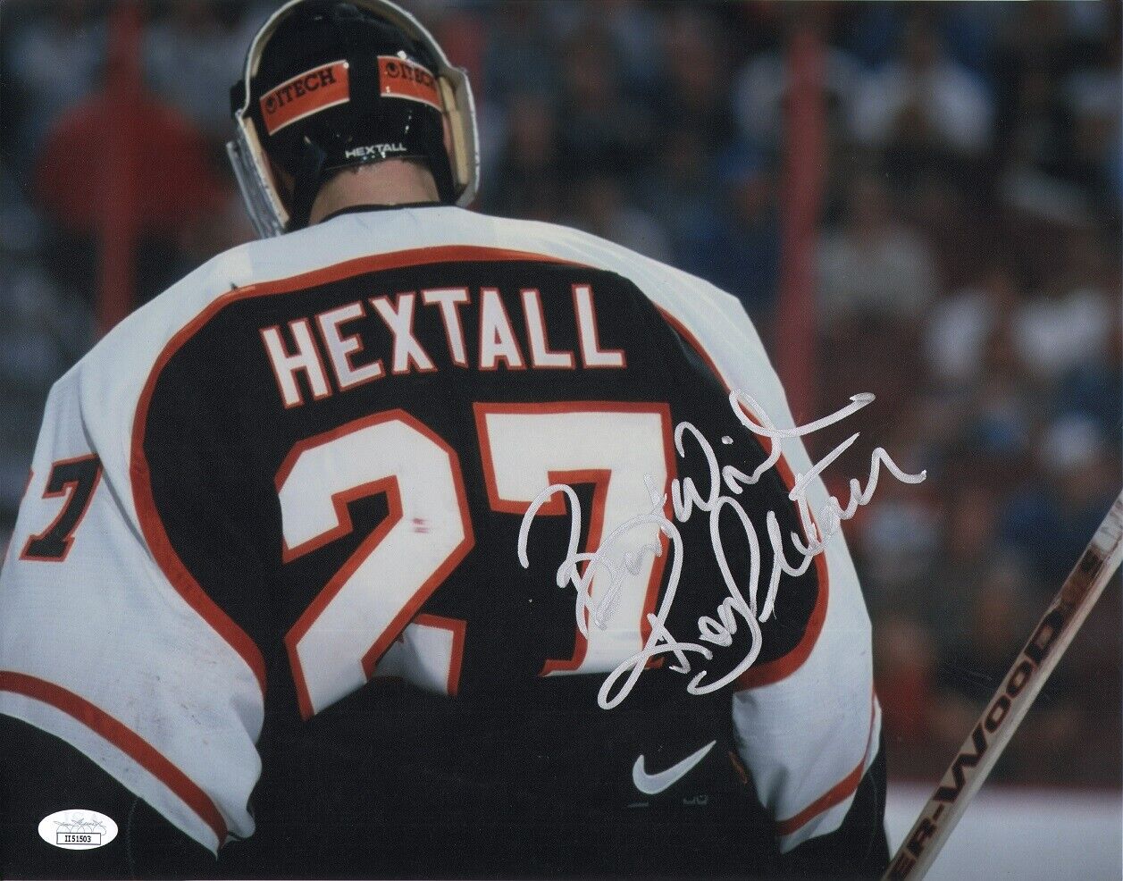 RON HEXTALL Authentic Hand-Signed PHILADELPHIA FLYERS