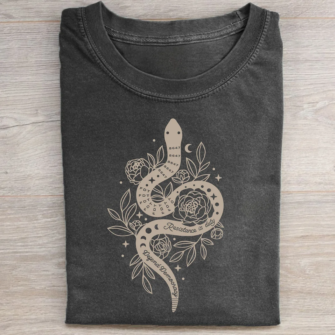 Edgy 8647 Snake Subtle FDT T-shirt