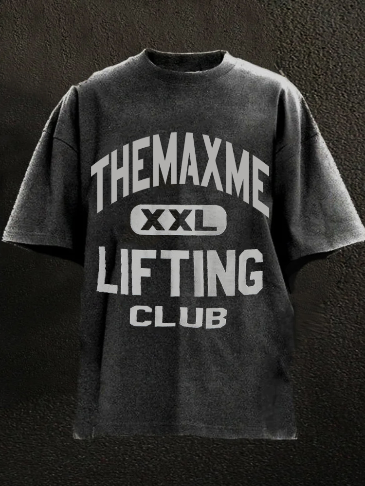   Lifting Club American Retro Washed T-shirt