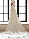 White Color Sequined Bandeau Wedding Maxi Dress