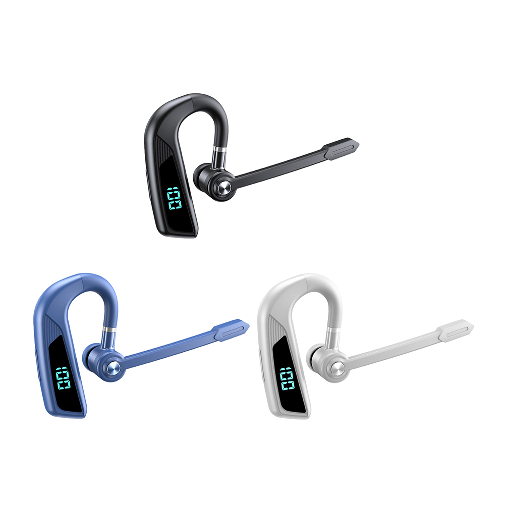 

Waterproof Hanging Ear Earbuds Bluetooth-compatible 5.2 Business Headset, Blue, 501 Original