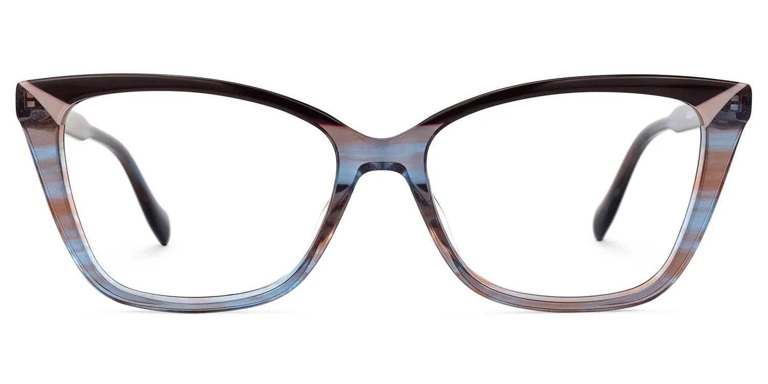 Pascale Bunt Cateye Brille Bunt