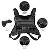 Unisex Front Chest Pack Breathable Lightweight Front Vest Bag Hip Hop Streetwear