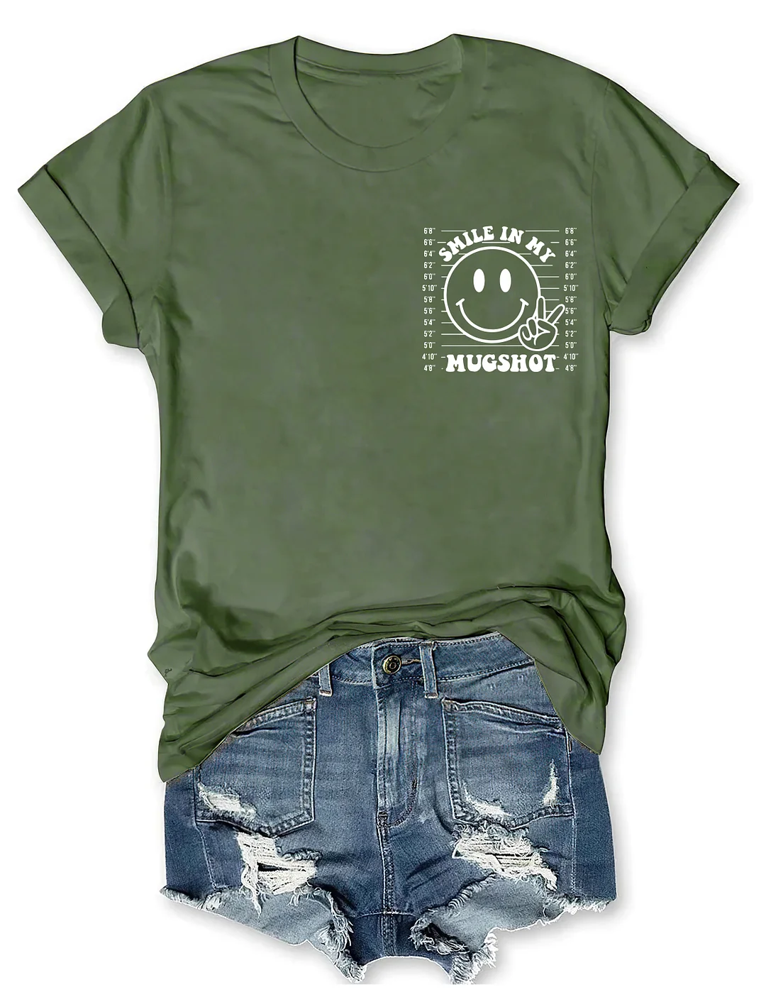 When It Comes To My Child I Will Smile In My Mugshot T-Shirt