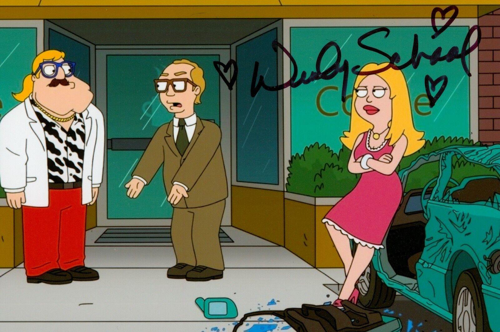 Wendy Schaal Signed 6x4 Photo Poster painting American Dad! Francine Smith Voice Autograph + COA