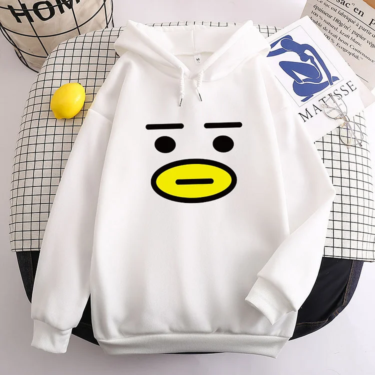 BT21 TATA Face Candy Color Hoodie