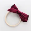 Gentle Velvet Bowknot Hair Head Bands for Babies