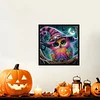 Diamond Painting - Partial Special Shaped Drill - Halloween Owl(Canvas|30*30cm)