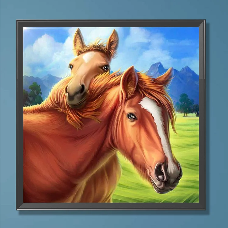 Full Round Drill Diamond Painting -Horse - 30*30cm