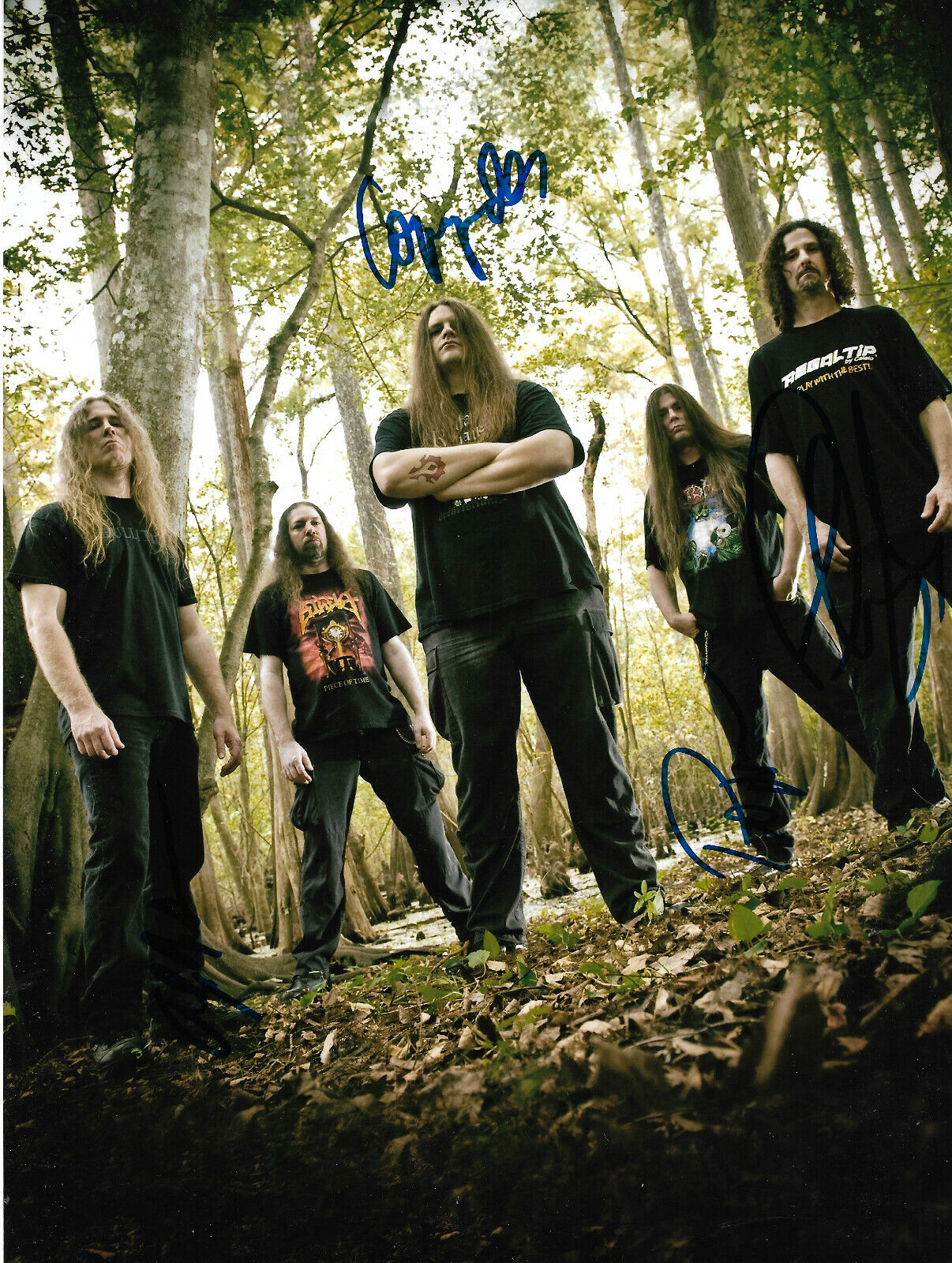 Cannibal Corpse Band signed 8x11 inch Photo Poster painting autograph