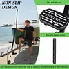 [US Local Warehouse] Boat Trailer Steps with Handrails Anti-Slip Boat Trailer Ladder Yacht Staircase Marine Trailer Step Capacity 450 lbs for Boats Dock & Launching