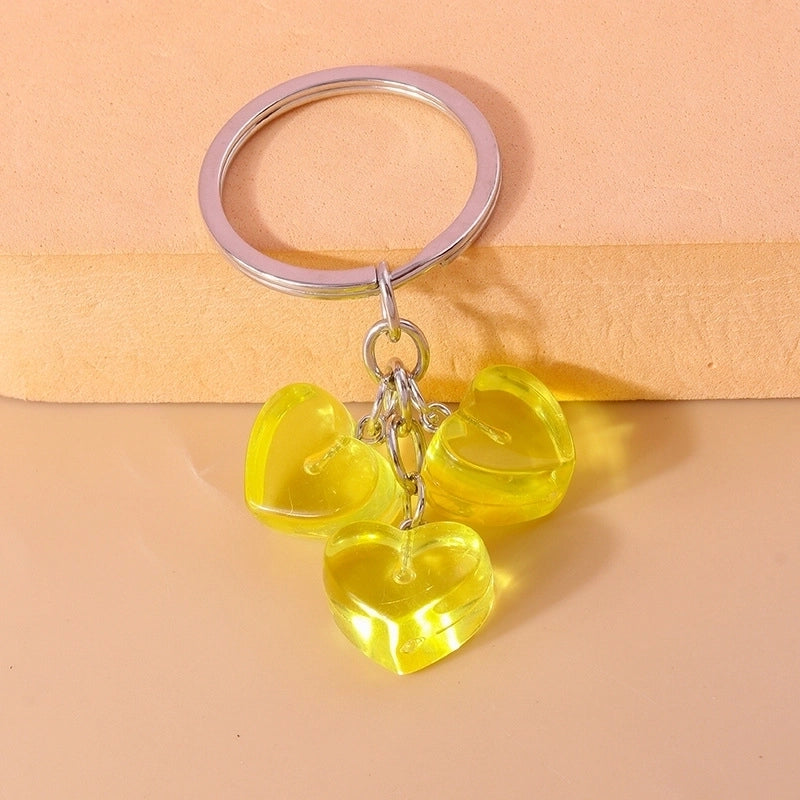 Minimalist Color Block Resin Women’s Keychain
