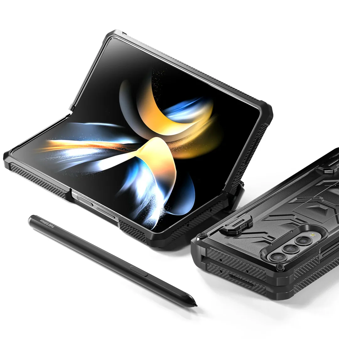 Suitable For Samsung ZFold3/4 Bracket With Pen Slot Mobile Phone Case