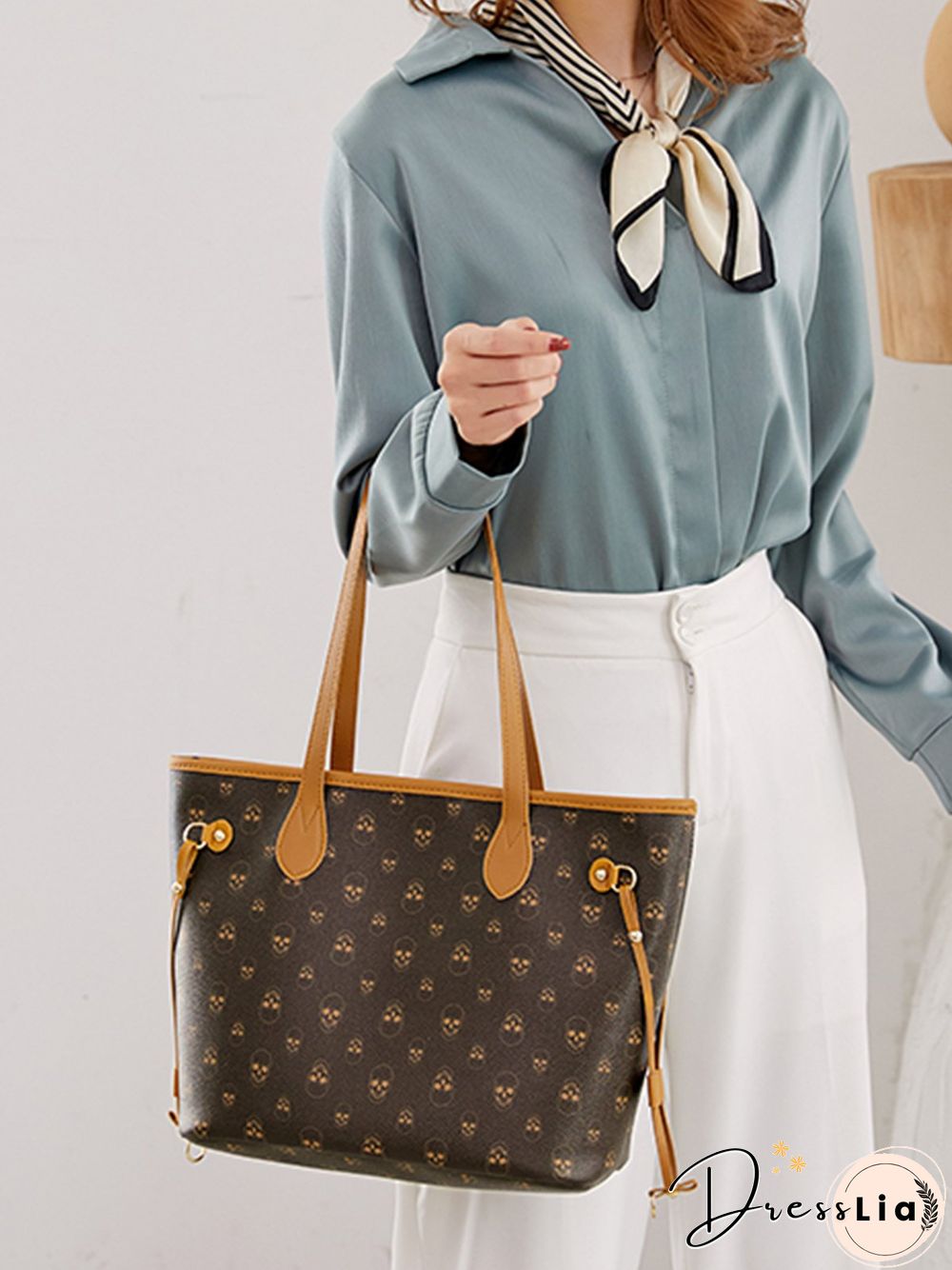 Fashion Prints Large Capacity Tote Bags Shoulder Bags