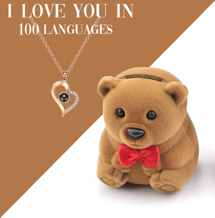 Lux Bear  (Free Gift 100 different languages Necklace)