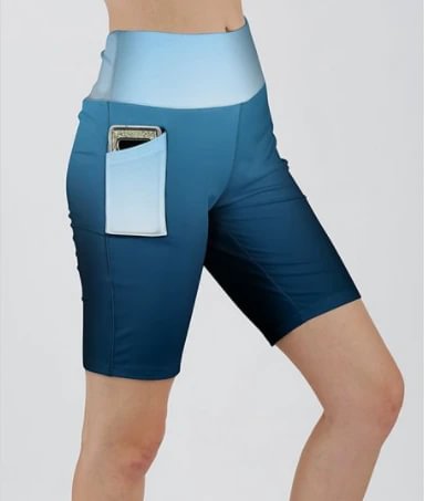 navy bike shorts womens