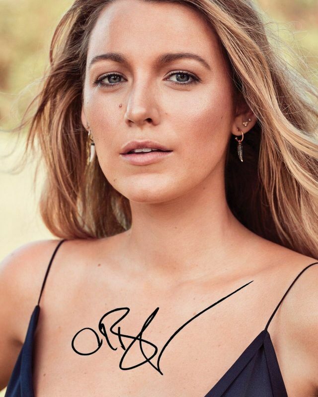 Blake Lively Autograph Signed Photo Poster painting Print