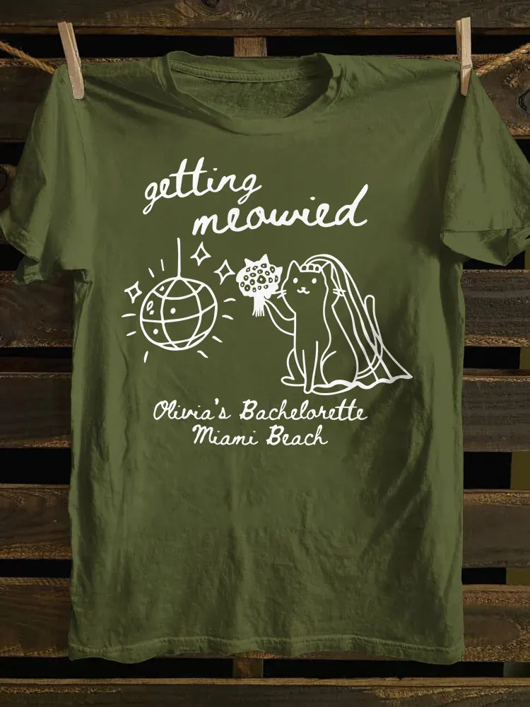 Getting Meowied T-shirt