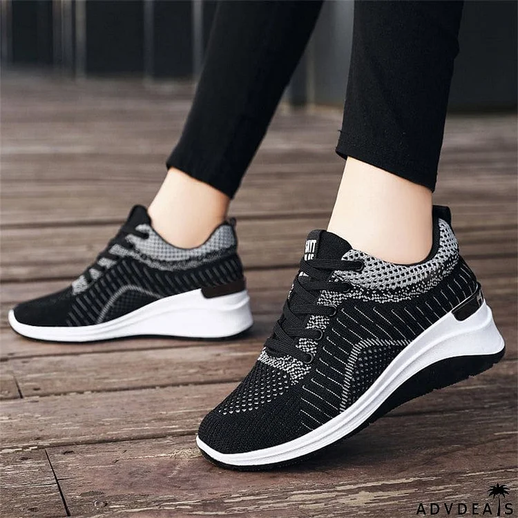 Casual Breathable Mesh Running Walking Loafers Shoes for Women