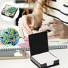 Peacock Diamond Painting Memo Pad Holder with 160 Sheets of Paper for DIY Craft