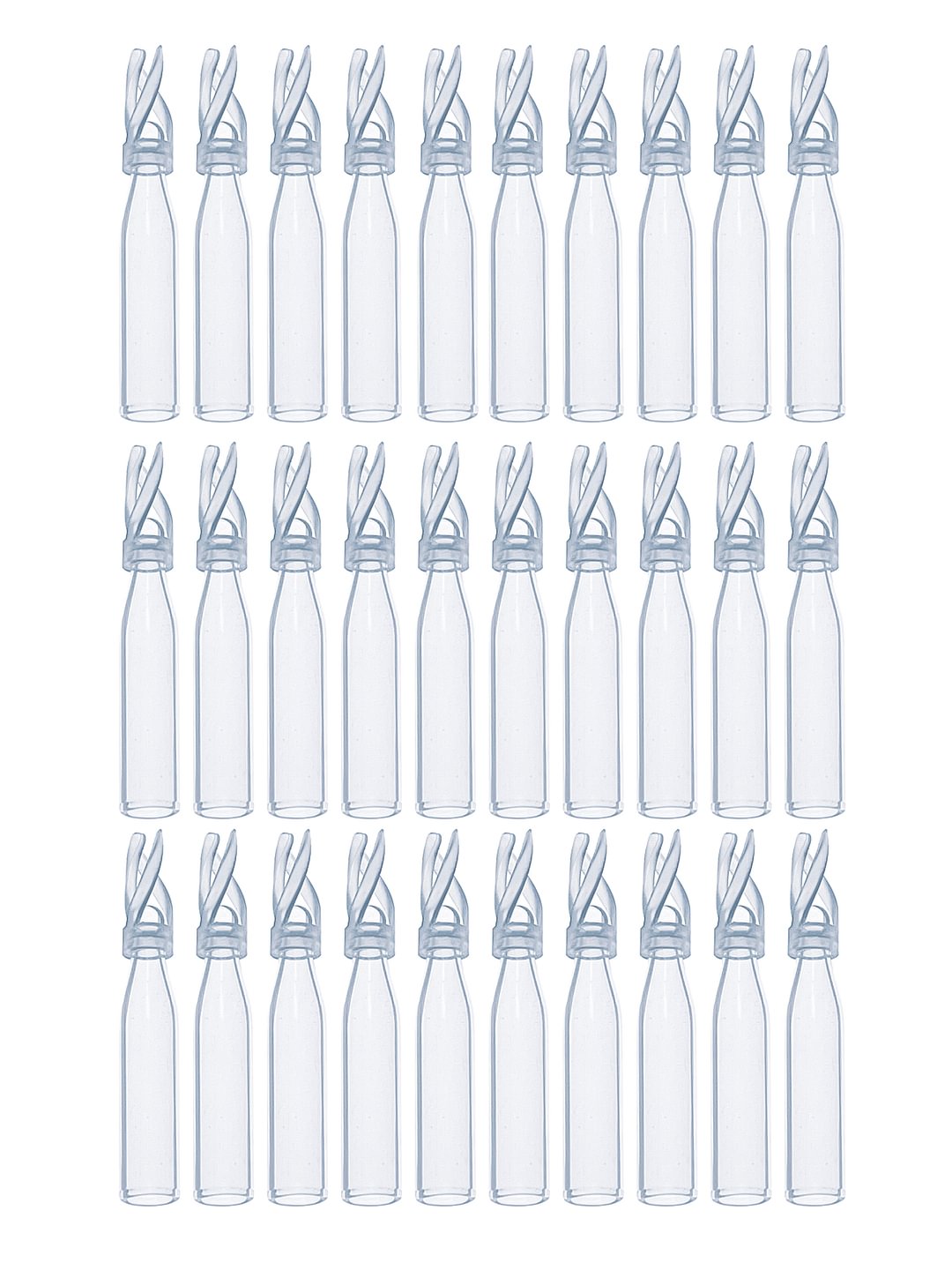 100PCS HPLC Vial Insert, 9-425 Vials Glass Insert, Low Volume Insert, Conical Base with Polyspring - MUHWA