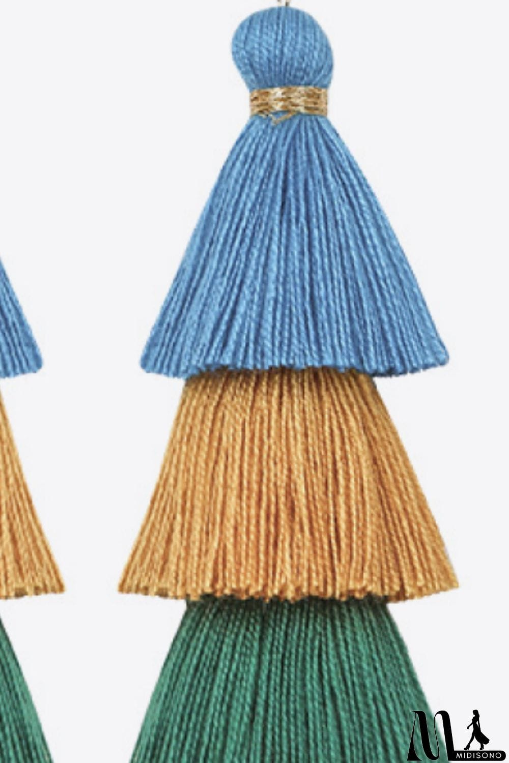 MidiSono - Layered Tassel Earrings