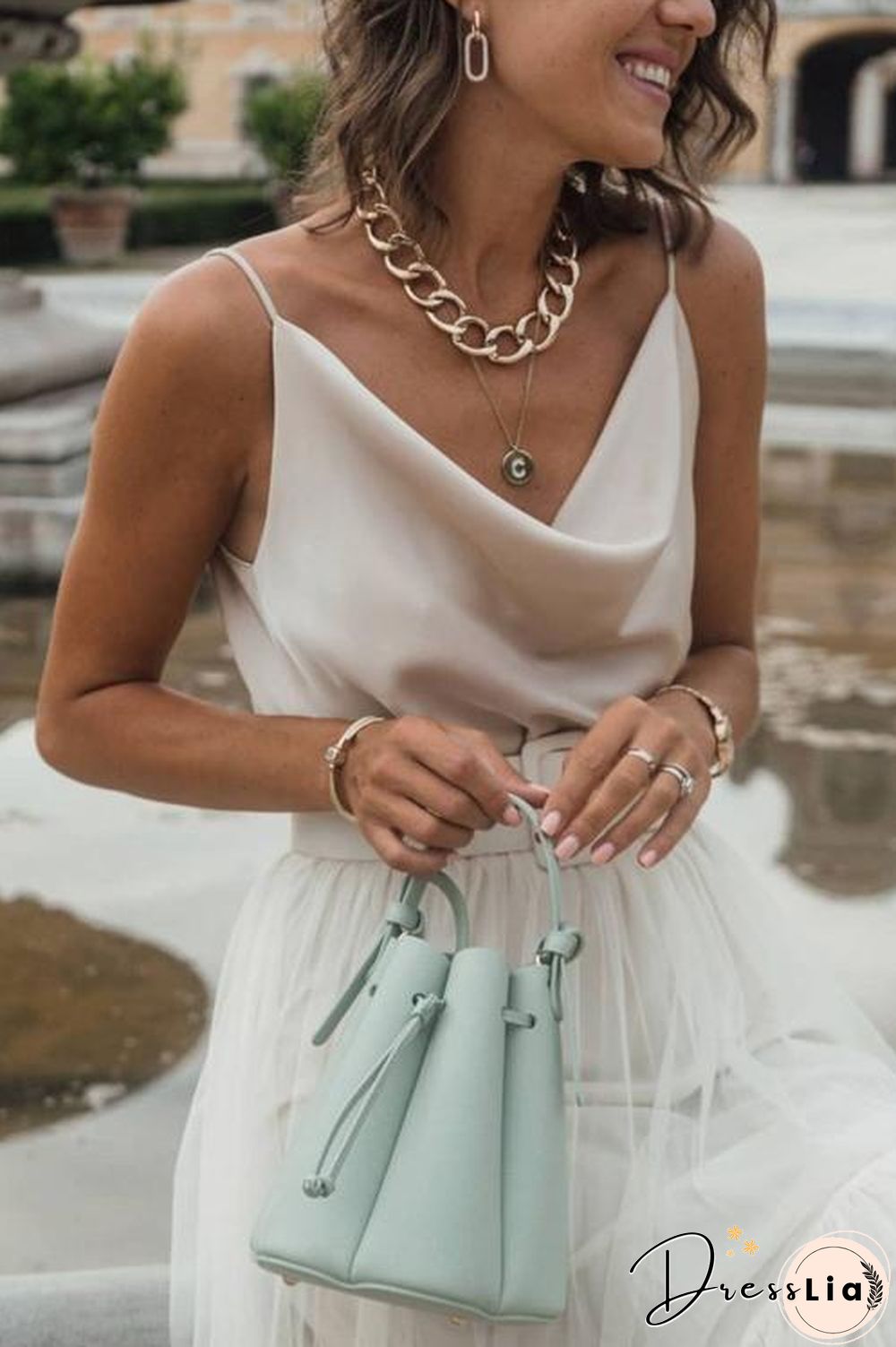 Versatile Satin Slip Top