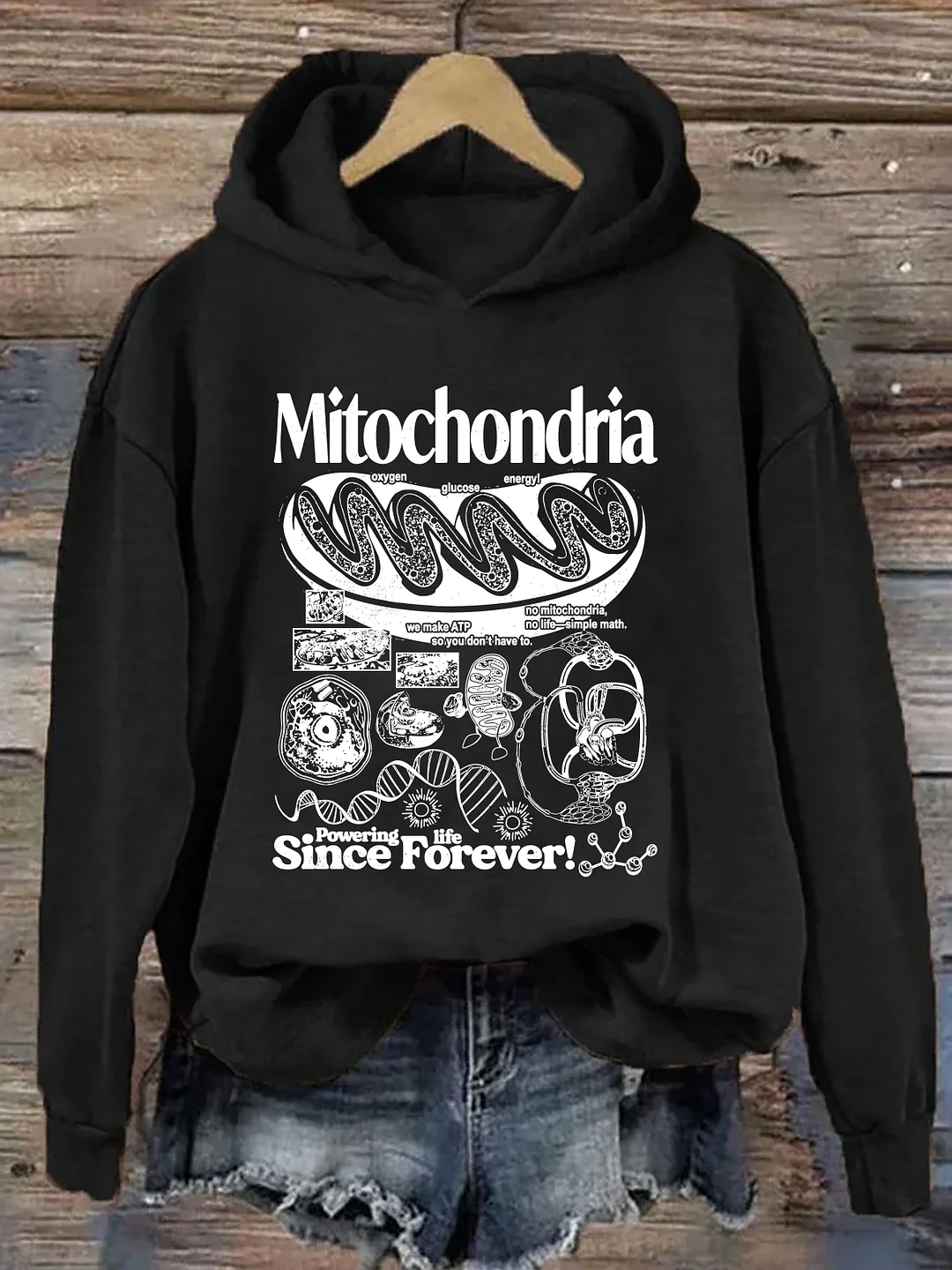 Mitochondria Science Forever Hoodie