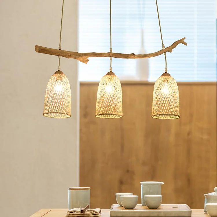 Tiny Delicate Wood Chandelier for Decoration - Appledas