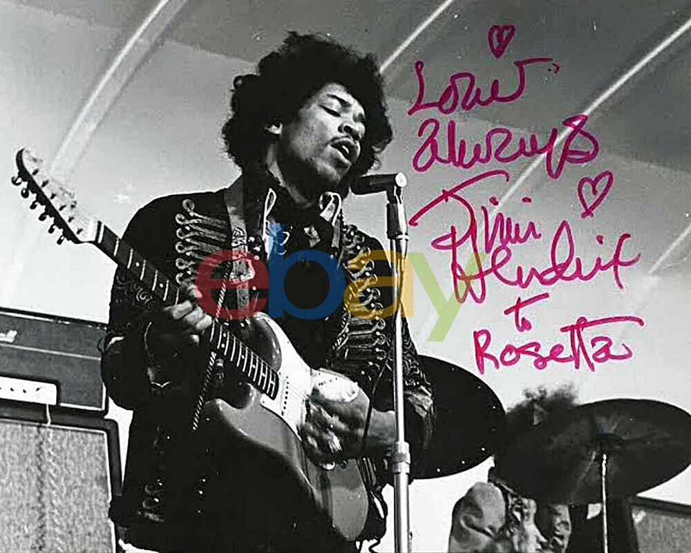 Jimi Hendrix Signed 8x10 Photo Poster painting reprint