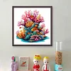 Undersea Coral-14CT Stamped Cross Stitch 60*60cm/23.62*23.62in(Big Size)