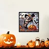 Diamond Painting - Partial Special Shaped Drill - Halloween Skeleton(Canvas|30*30cm)