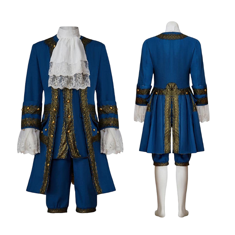 Men's Medieval Costume Suit Victorian Vintage Court Prince Costume