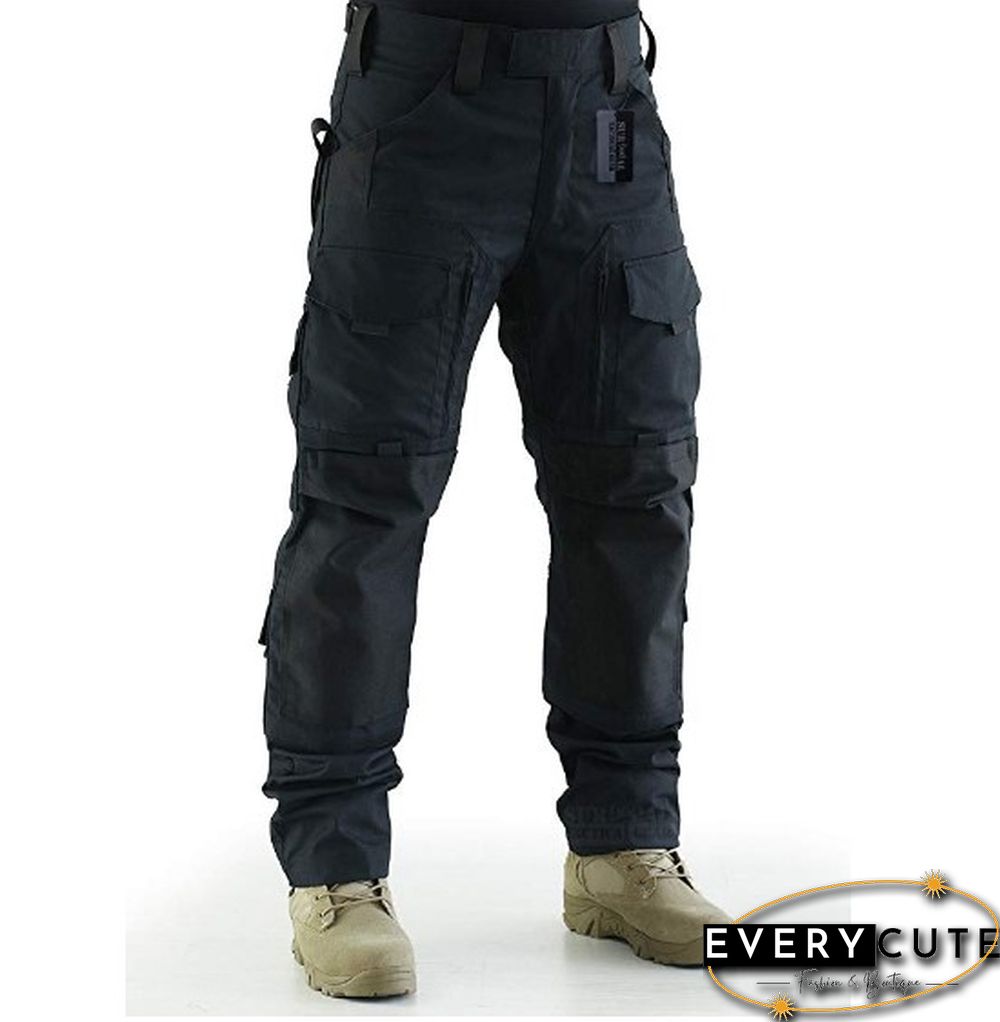 Men's Fashion Solid Color Outdoor Tactical Trousers